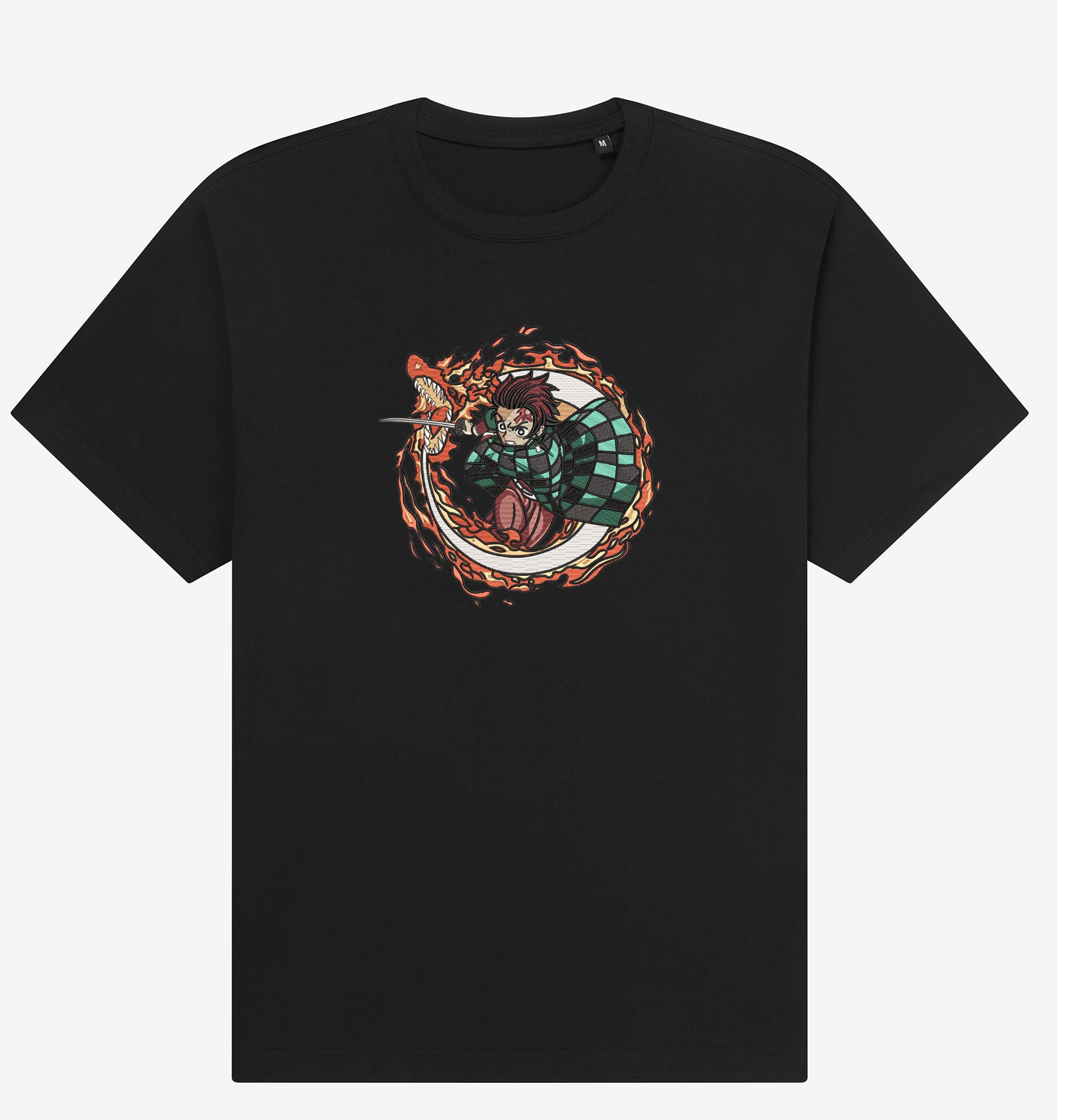 Tanjiro Kamado, Hinokami Kagura Sun Breathing Blade Oversize T-shirt