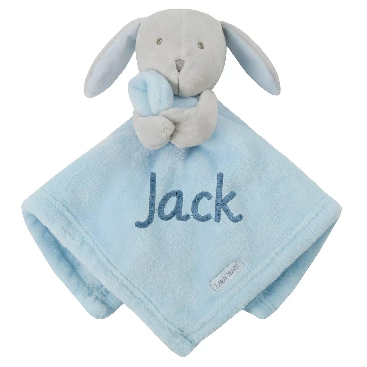 Personalised Baby Comforter Blanket – Bear & Elephant Baby Gift for Boys & Girls