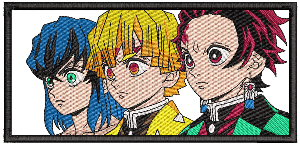 Tanjiro, Zenitsu & Inosuke Demon Slayer Gang Oversize T-Shirt