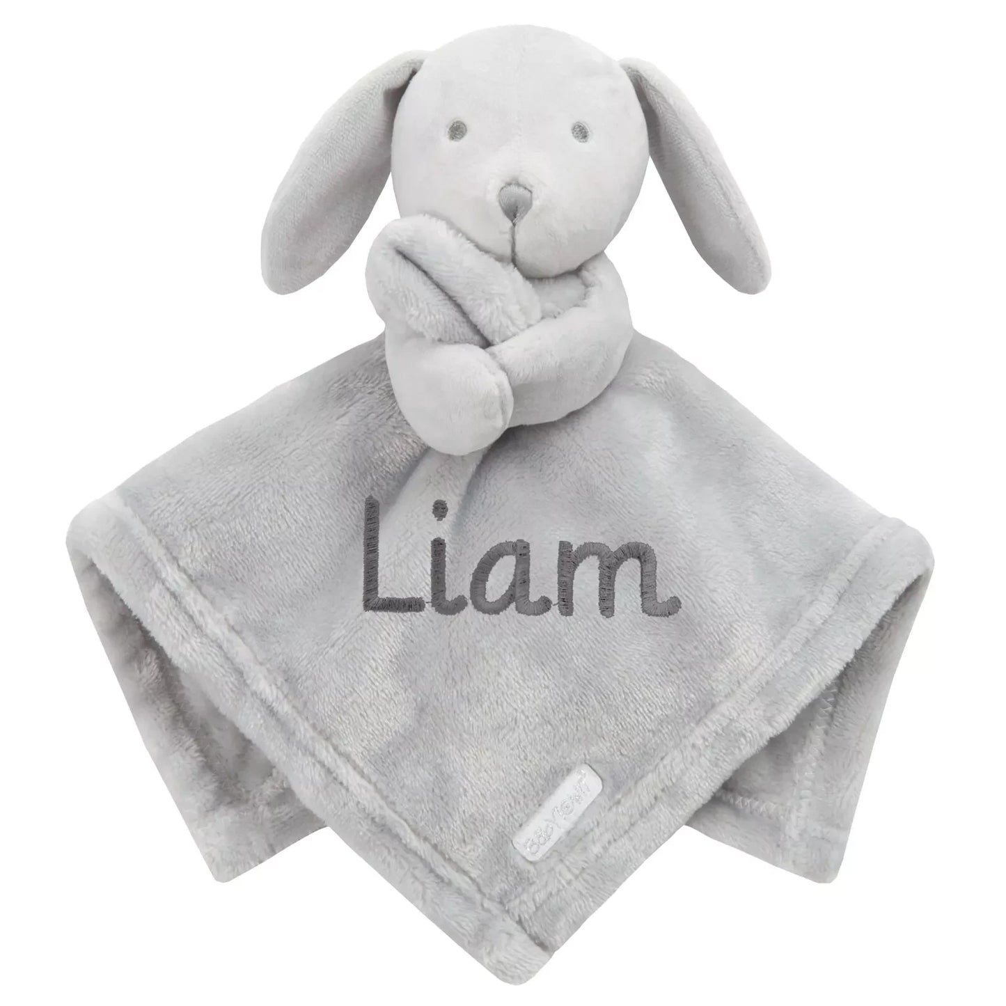 Personalised Baby Comforter Blanket – Bear & Elephant Baby Gift for Boys & Girls