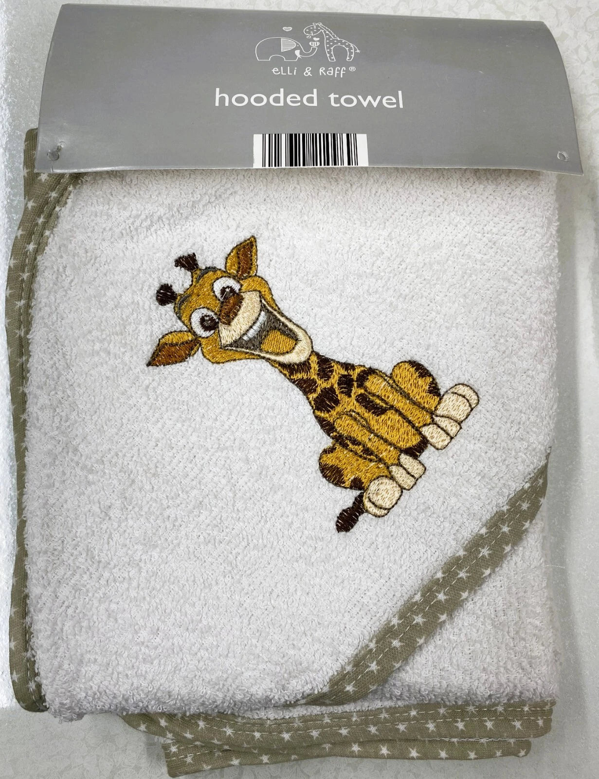 Personalised Baby Hooded Bath Towel Baby Animal