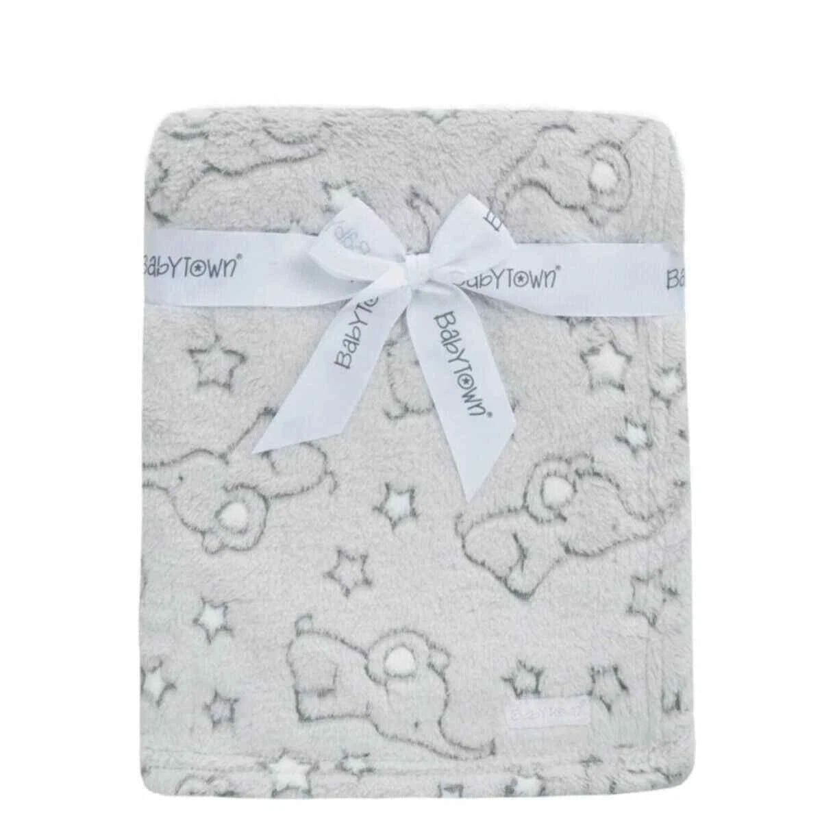 Baby Elephant Jacquard Blanket