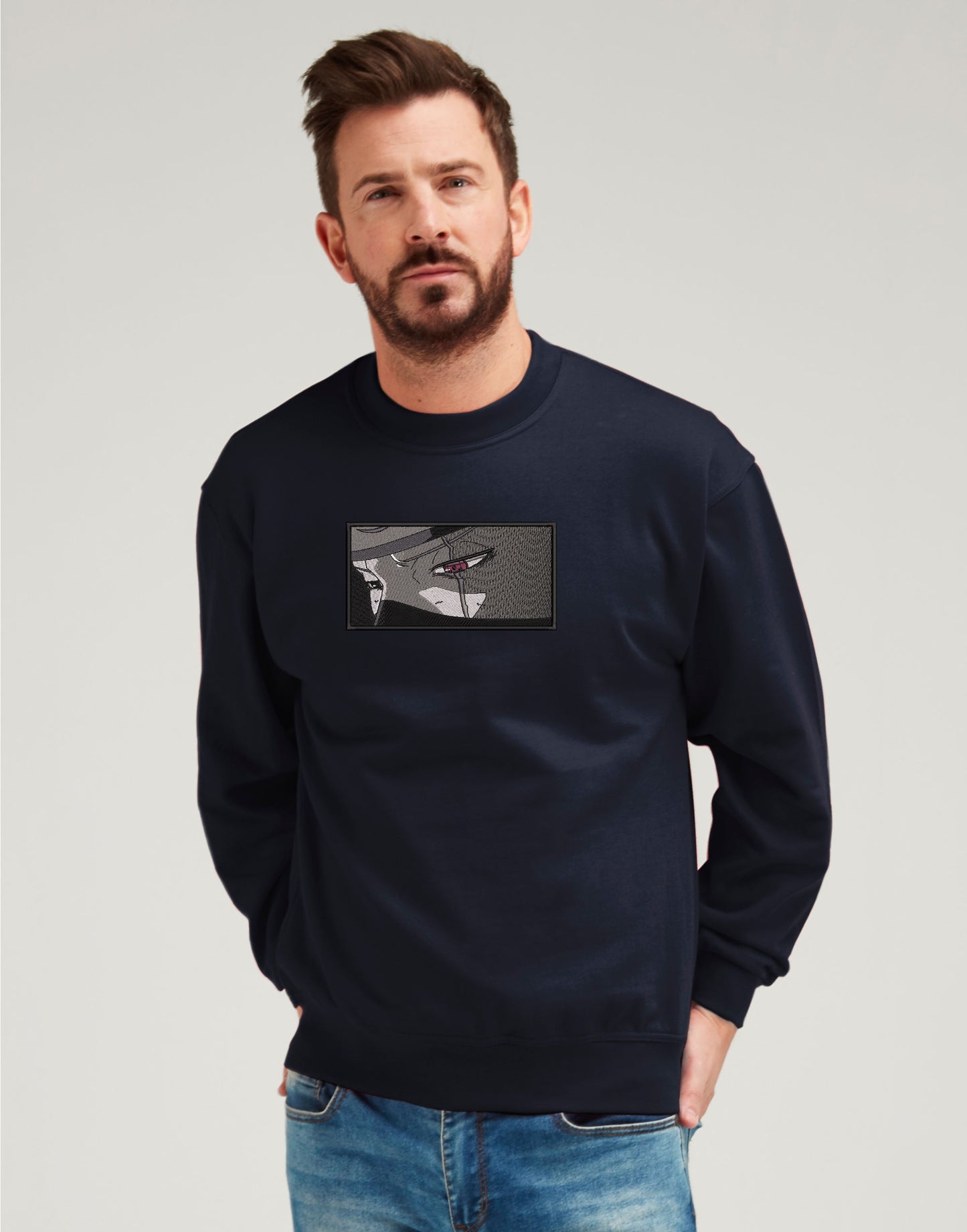 Kakashi, Naruto Embroidered Sweatshirt – Anime