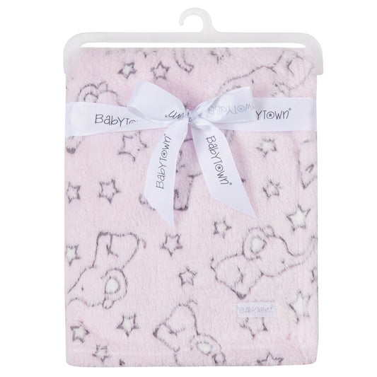 Baby Elephant Jacquard Blanket